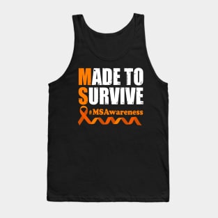 Made To Survive Multiple Sclerosis Awareness Tank Top